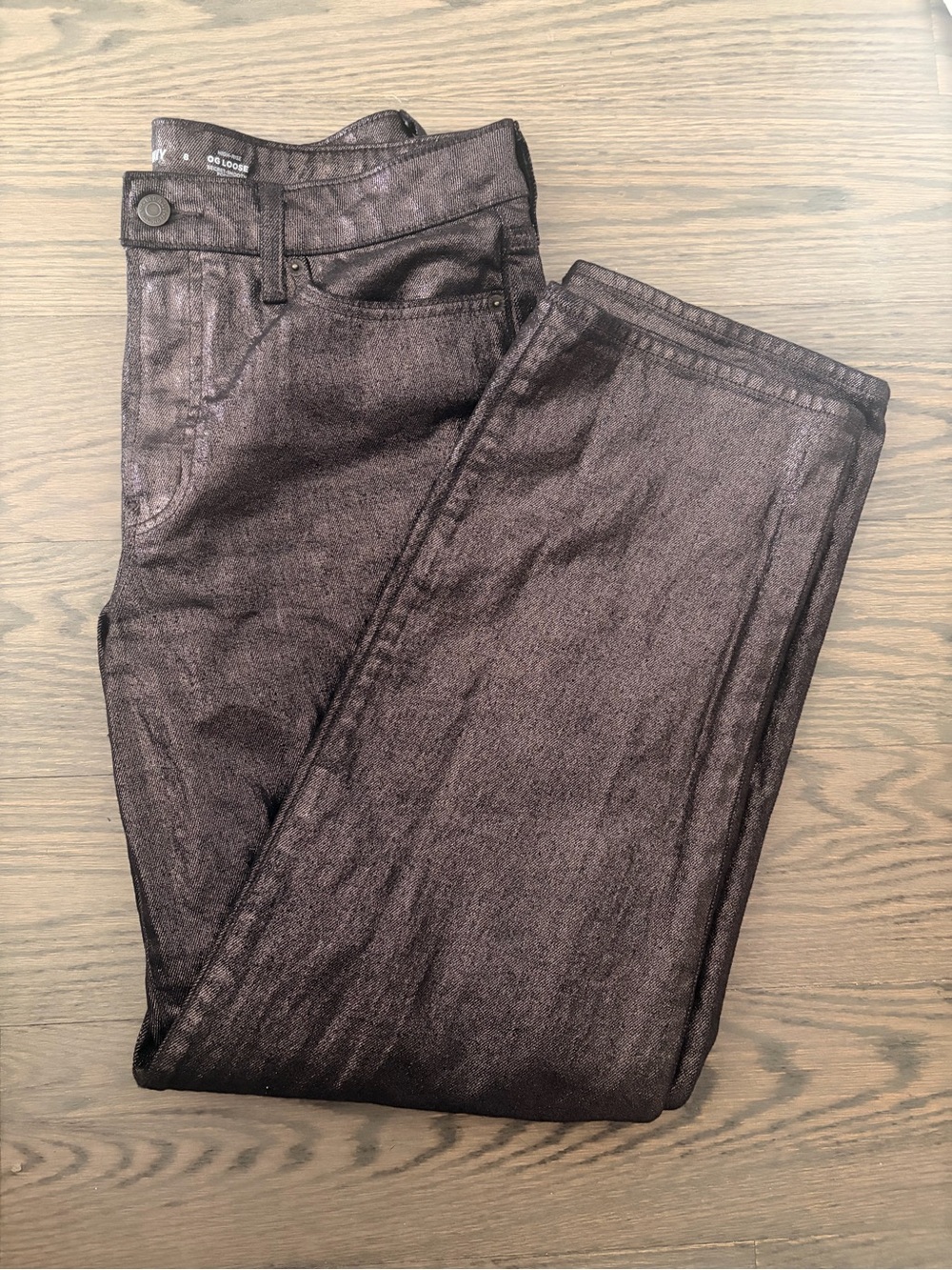 Old Navy OG Loose high rise shine jeans